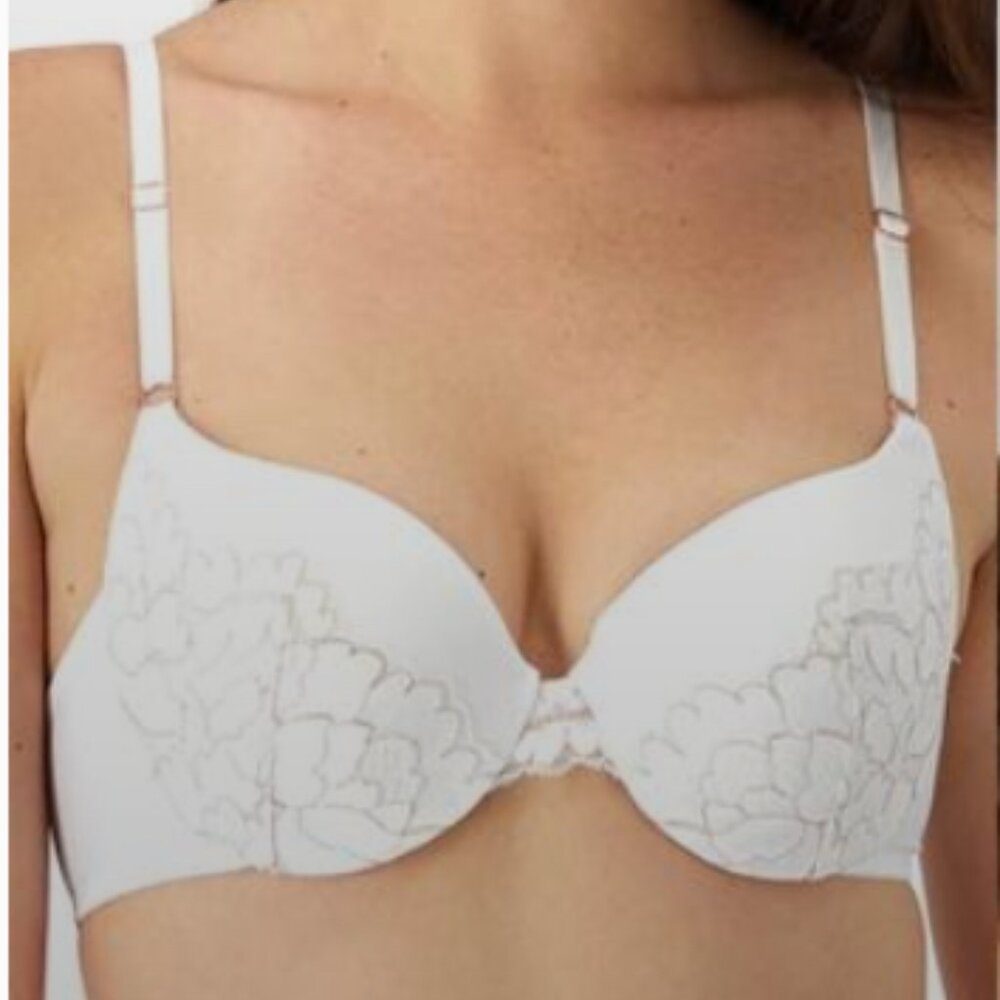 Maiden Form Love the Lift Rose Gold Lace Push Up Bra DM9900 Size 40B